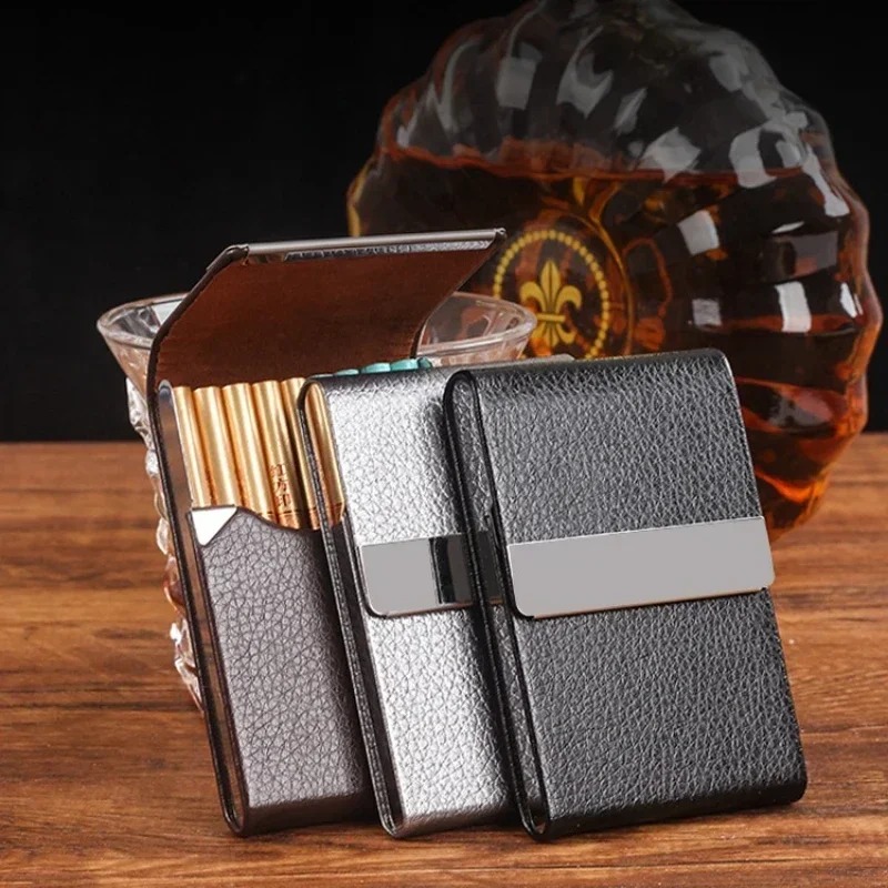Laptops - PU Cigarette Case Men's Portable Thick
