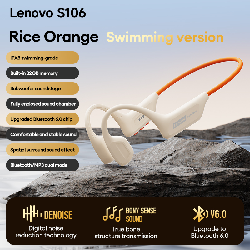 Choice Lenovo S106 Bone Conduc - đánh giá và giá Bone Conduction Running Headphones
