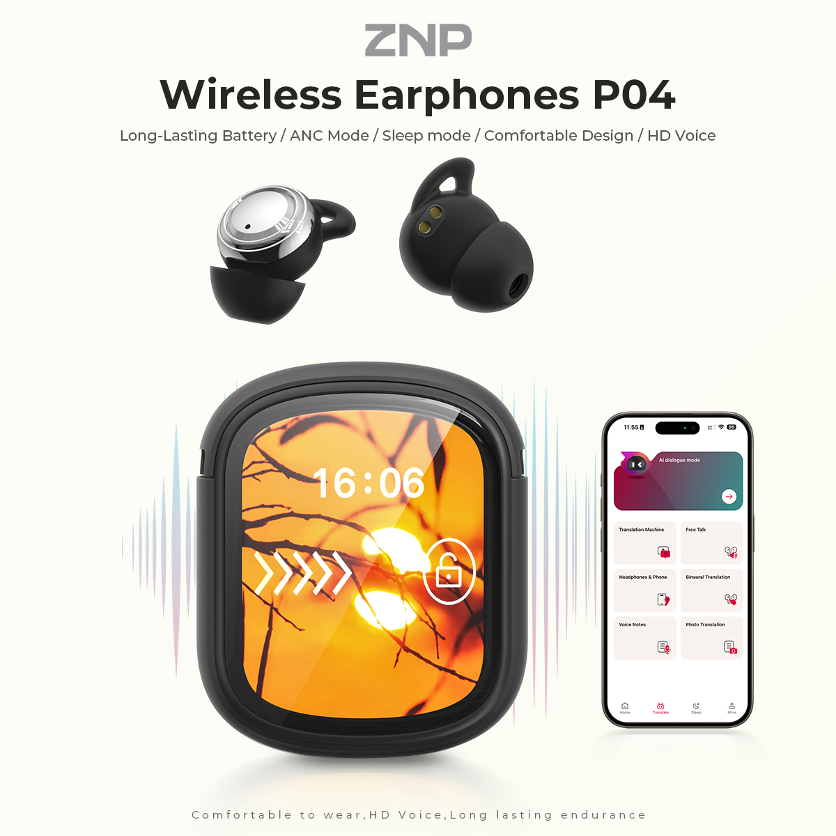 ZNP P04 Sleeping Aid Earbuds A - đánh giá và giá Headphones