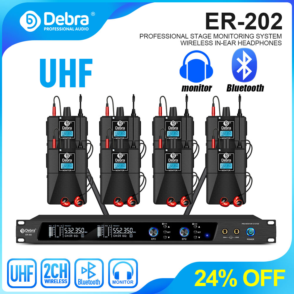 Debra UHF IEM ER-202 Wireless  - đánh giá và giá In Ear Monitors For Singers