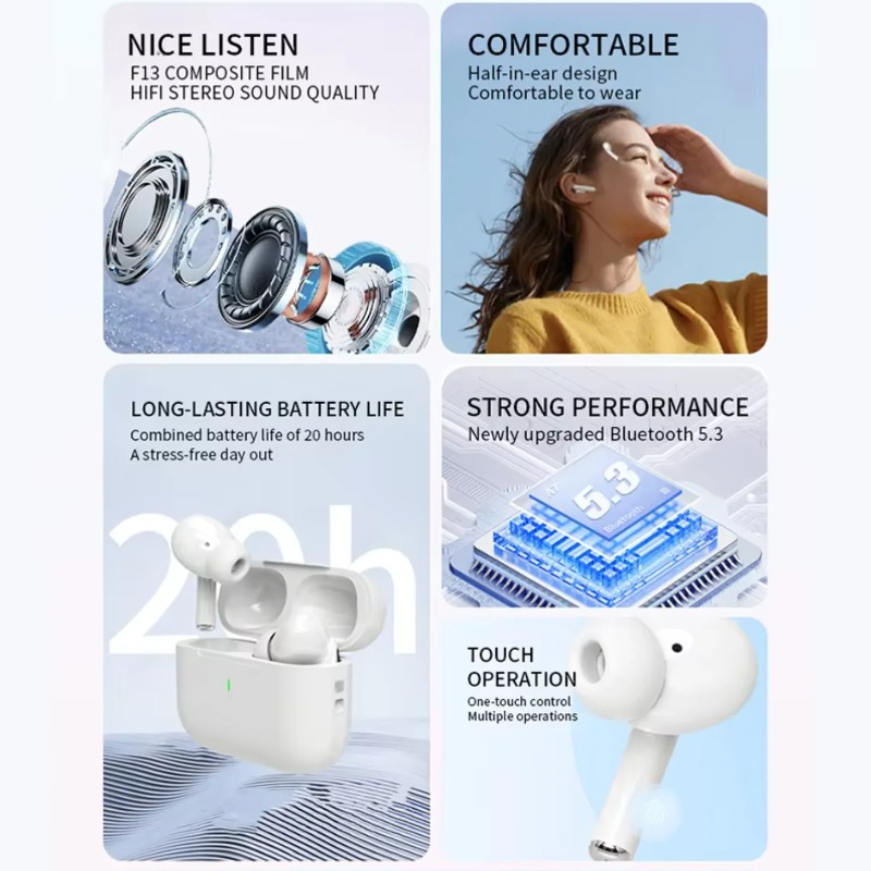 A5 TWS Bluetooth Earphones Hif - đánh giá và giá Tws Earbuds Bluetooth 5.3