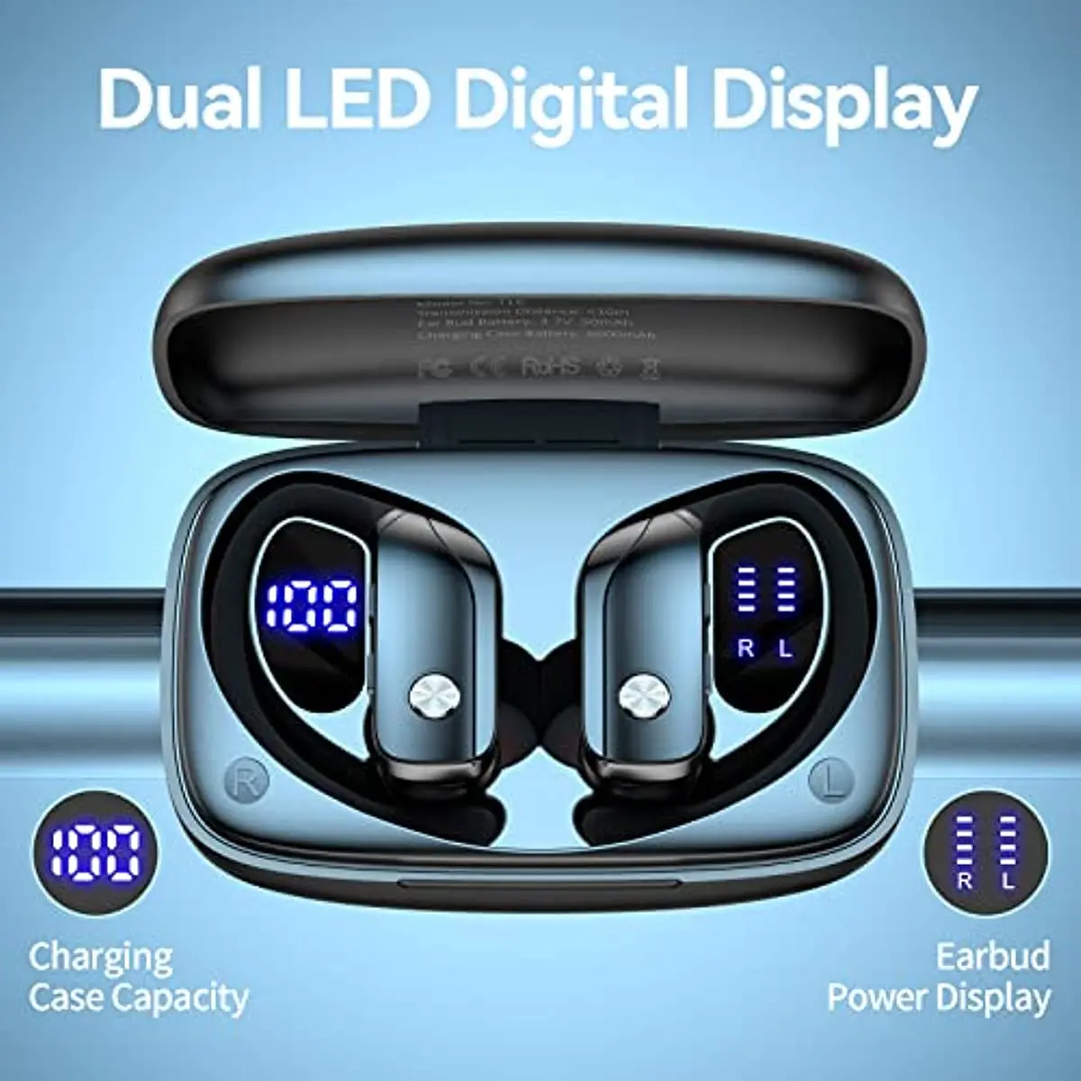 Wireless Earbuds Bluetooth Hea - đánh giá và giá Anc Wireless Over Ear Headphones