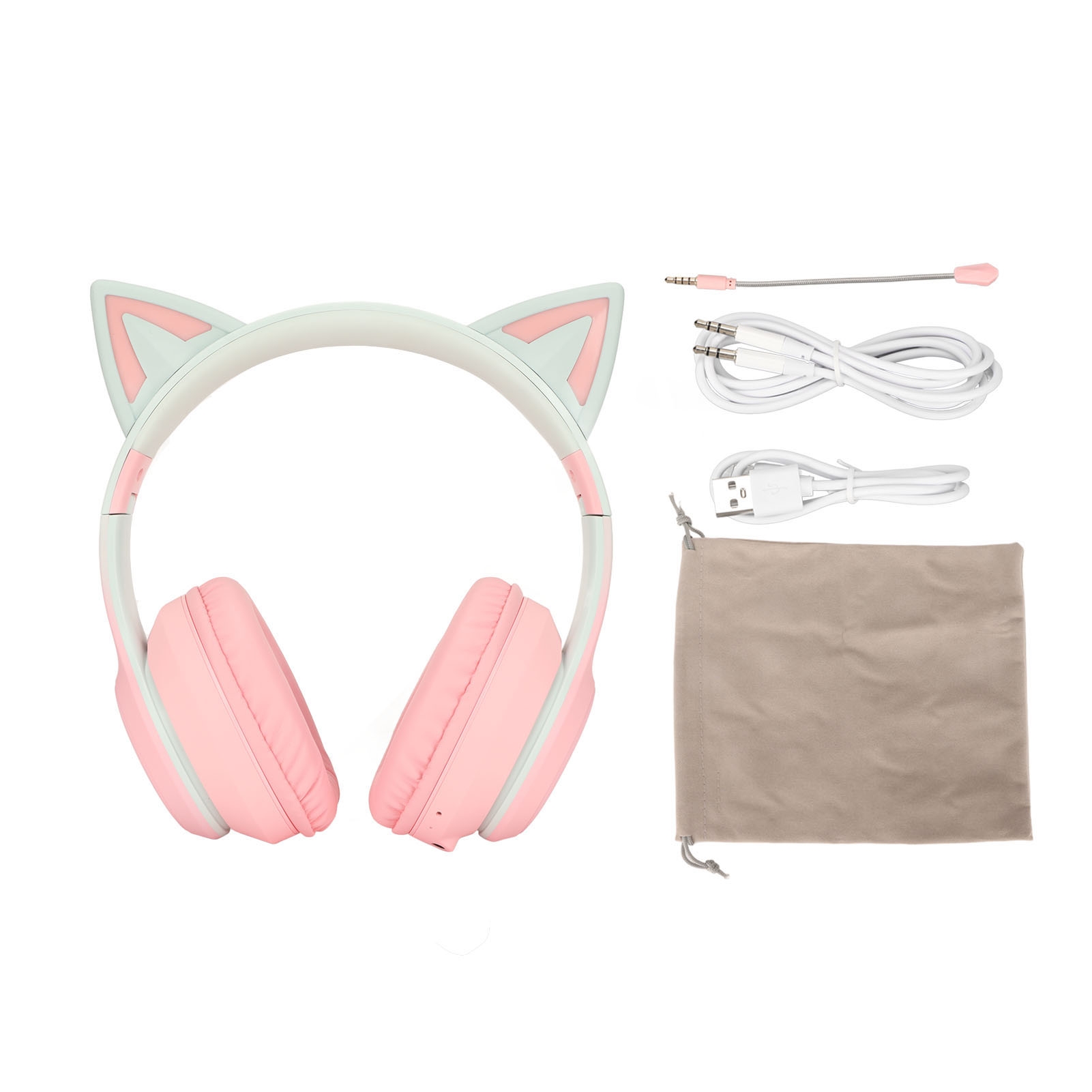 Cat Ear Bluetooth Gaming Headp - đánh giá và giá Cat Ear Bluetooth Headset Led