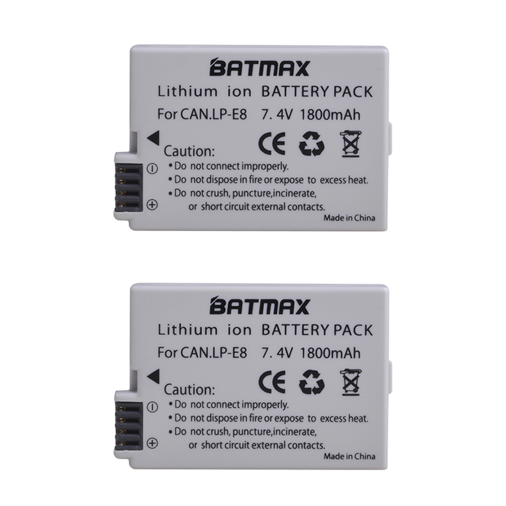 New LP-E8 Camera Battery for C - đánh giá và giá Drones