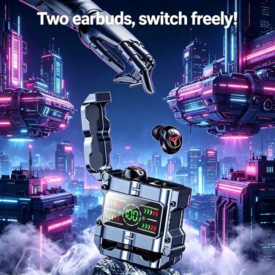 Mecha TWS Bluetooth 5.3 Gaming - đánh giá và giá Gaming Headset With Mic Rgb