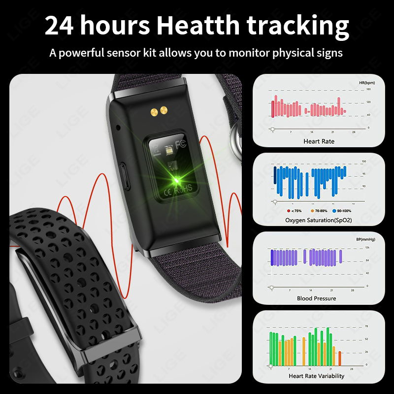 LIGE 100+ Sport Fitness Tracke - đánh giá và giá Smartwatches